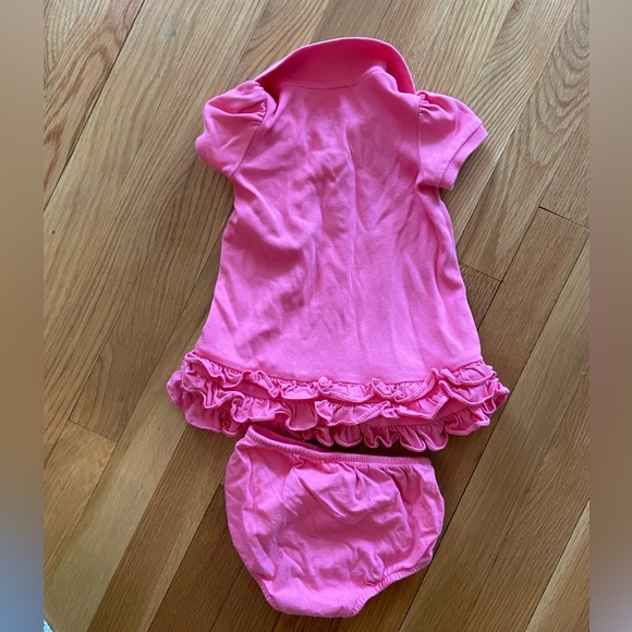 Ralph Lauren Polo infant collared shirt dress with bloomers size 12 month - Picture 4 of 4
